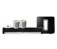 Sonos Home Theatre Pack with Sub & Play:1 on Walls