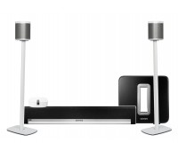 Sonos Home Theatre Pack with Sub & Play:1 on Stands